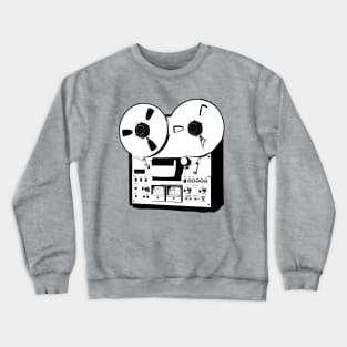 Reel to Reel Audio Player Crewneck Sweatshirt